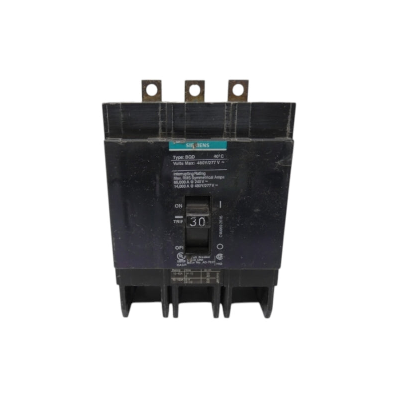 SIEMENS BQD330BP 277/480V 30A UNMP