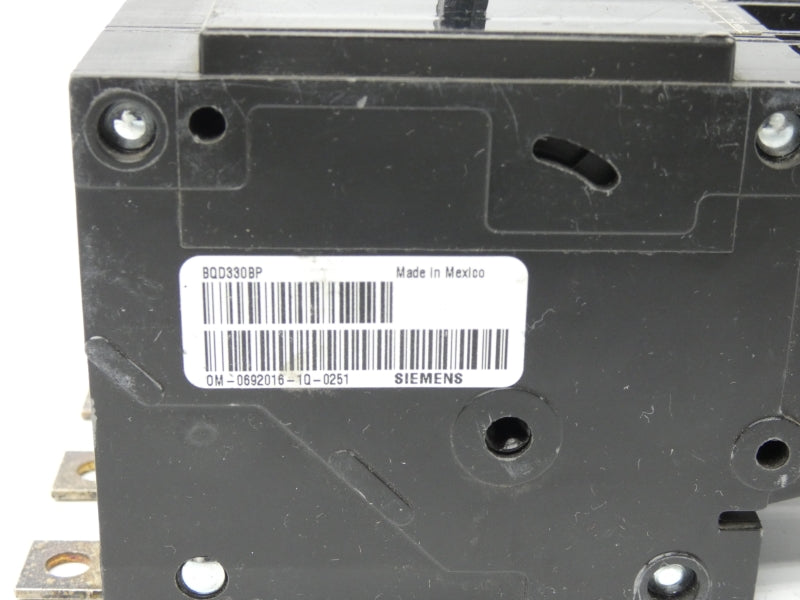 SIEMENS BQD330BP 277/480V 30A UNMP