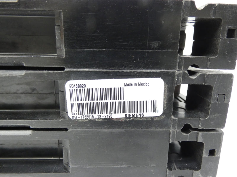 SIEMENS ED43B020 480V 20A UNMP