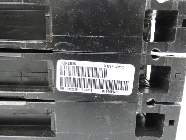 SIEMENS HED43B015 480V 15A UNMP