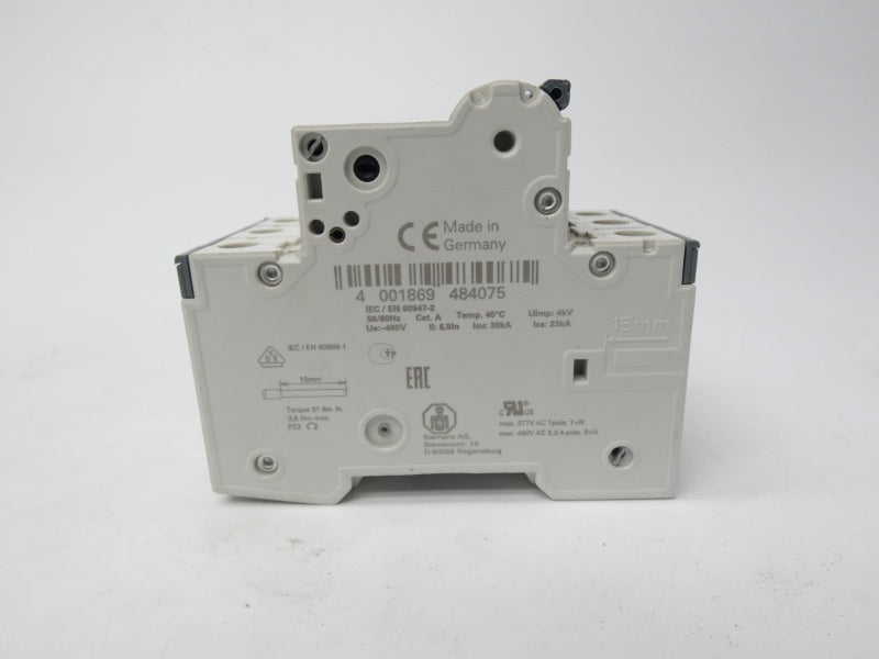 SIEMENS 5SY6311-7 480V 5A NSNP