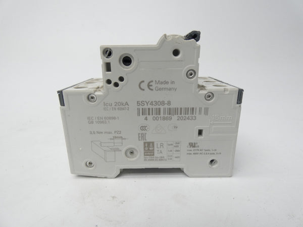 SIEMENS 5SY4308-8 480V 8A NSNP