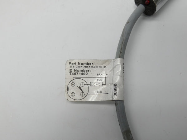 TURCK BI5-G18K-AN6X-0.2M-R84T T4671492 UNMP