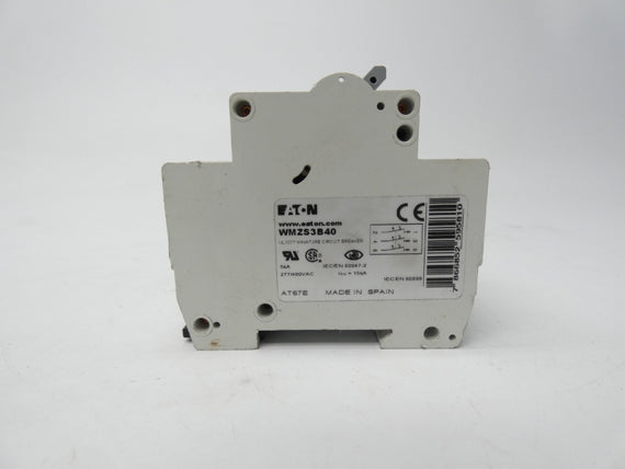 EATON WMZS3B40 277/480VAC 40A UNMP