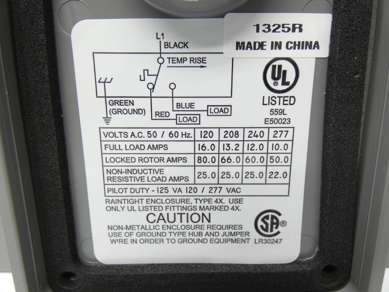 CHROMALOX WCRT-100 277V 80.0A NSNP