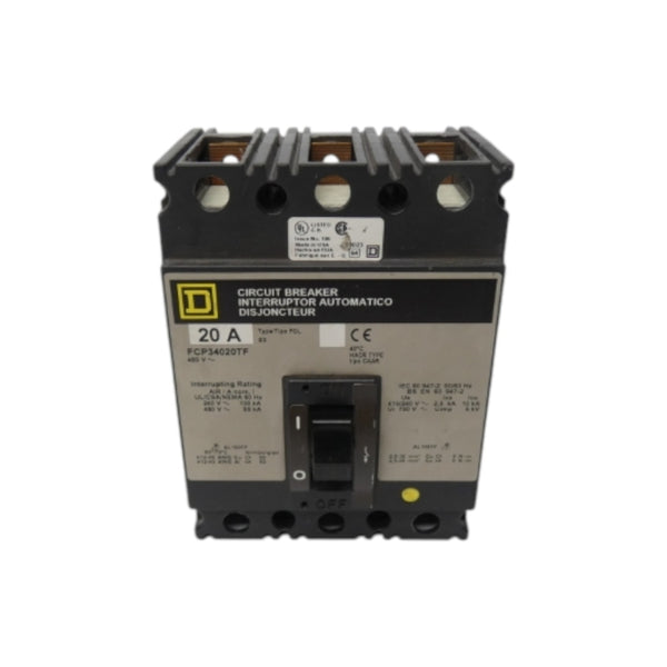 SQUARE D FCP34020TF 480V 20A NSNP