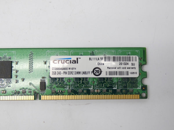CRUCIAL TECHNOLOGY CT25664AA800.M16FH UNMP