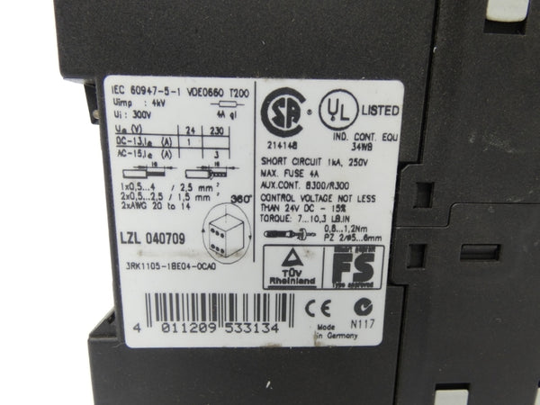 SIEMENS 3RK1105-1BE04-0CA0 300V UNMP