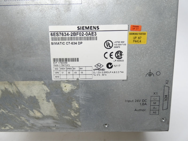 SIEMENS 6ES7634-2BF02-0AE3 S/W 02 24VDC 1.0A UNMP