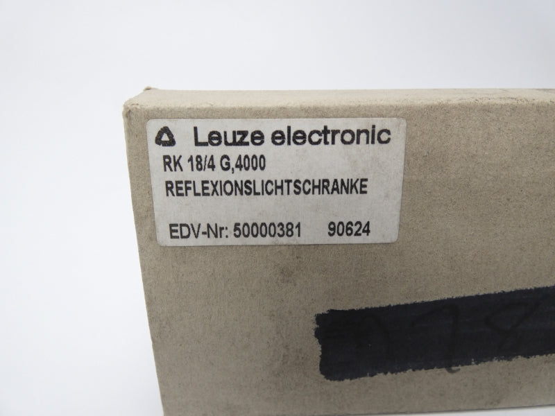 LEUZE ELECTRIC RK18/4G4000 24VDC NSMP