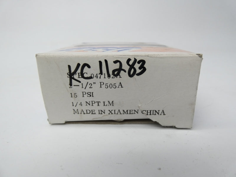 USG 047102A 15PSI 2-1/2" NSMP