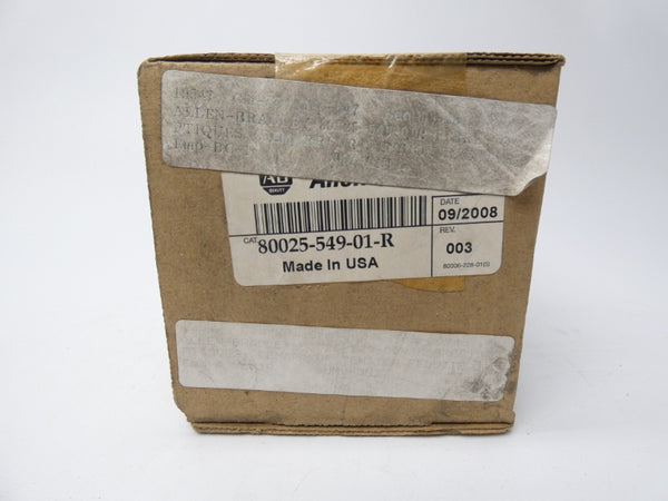 ALLEN BRADLEY 80025-549-01-R REV. 003 DATE: 2008 (BR/WH) NSFS