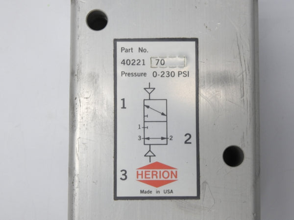 HERION 4022170 0-230PSI NSMP