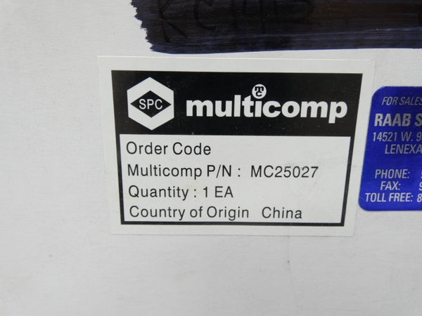 MULTICOMP MC25027 115V 0.23/0.27A NSMP