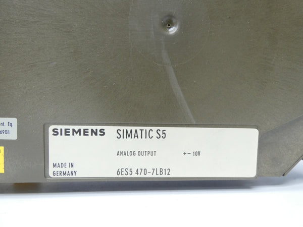 SIEMENS 6ES5470-7LB12 10V UNMP