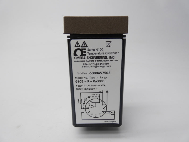OMEGA 6102RTD-0-600C 250V 10A NSMP