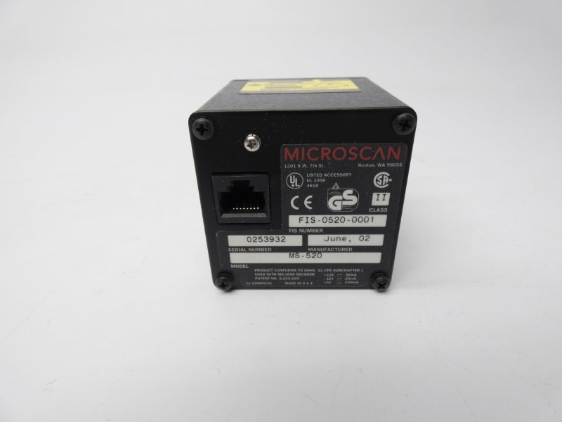 MICRO SCAN FIS-0520-0001 12V NSMP