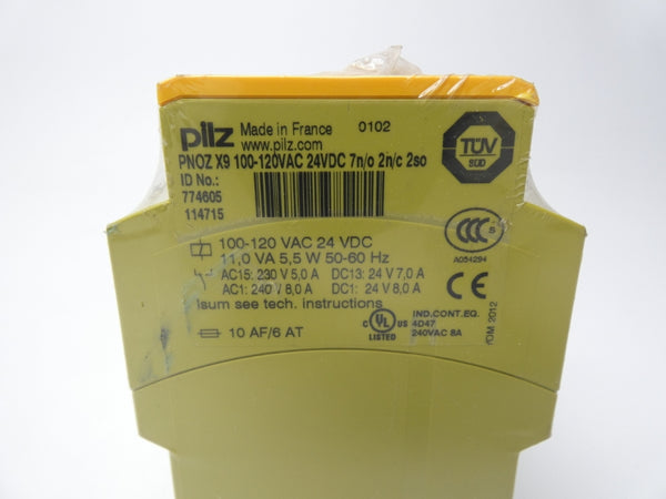 PILZ PNOZX9100-120VAC24VDC7N/O2N/C2S0 8A NSNP