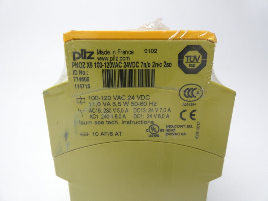 PILZ PNOZX9100-120VAC24VDC7N/O2N/C2S0 8A NSNP