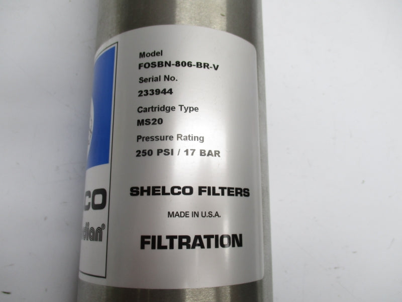 SHELCO FOSBN-806-BR-V 250PSI NSNP