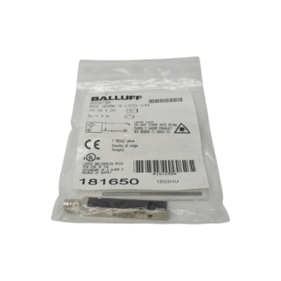 BALLUFF B0S018K B0SQ08M-X-LS20-S49 10-30VDC NSMP