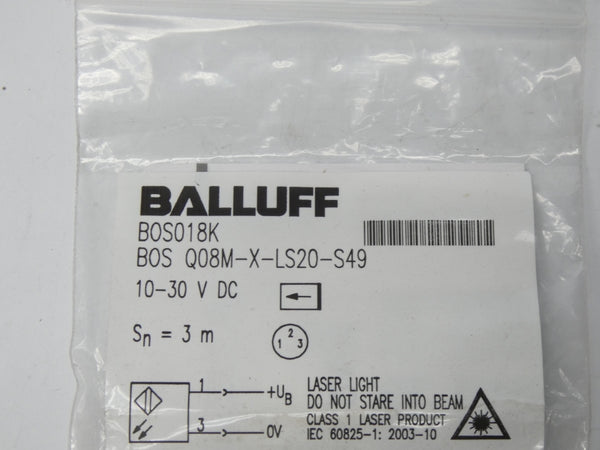BALLUFF B0S018K B0SQ08M-X-LS20-S49 10-30VDC NSMP