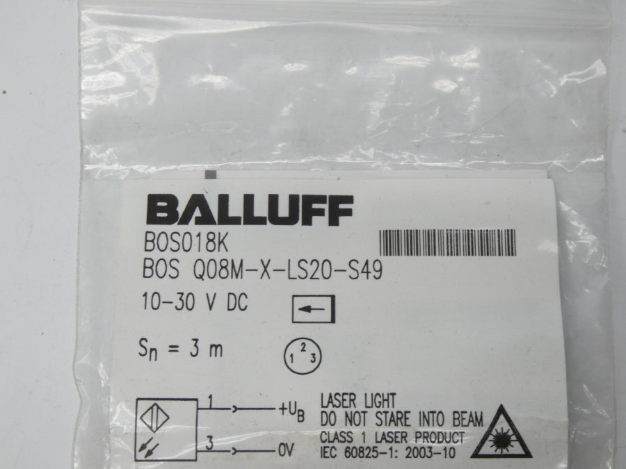 BALLUFF B0S018K B0SQ08M-X-LS20-S49 10-30VDC NSMP