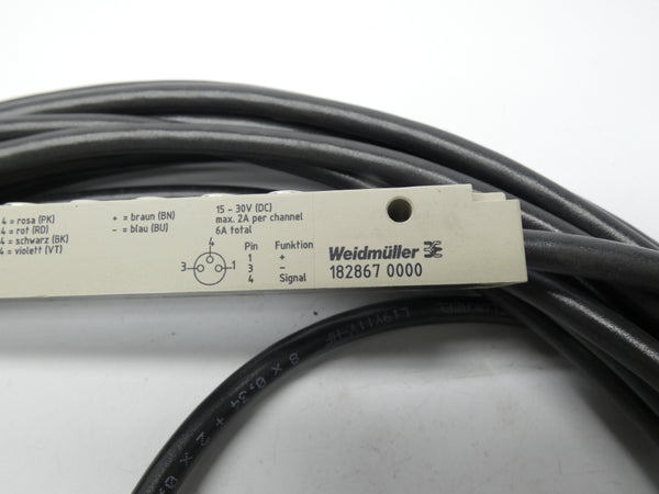 WEIDMULLER 1828670000 15-30VDC 6A NSNP