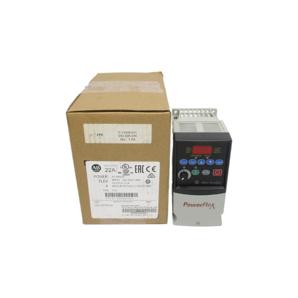 ALLEN BRADLEY 22A-D2P3N104 SER. A F/W 7.01 342-528V 3.2A NSMP