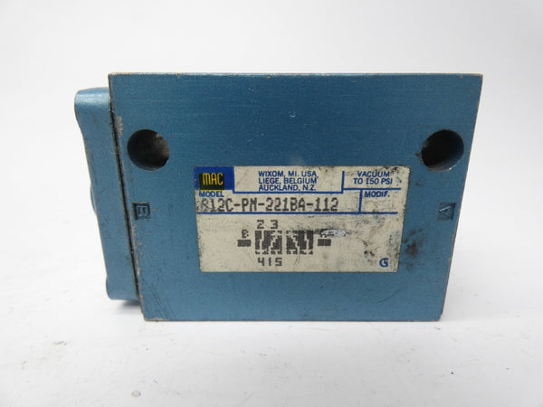 MAC 812C-PM-221BA-112 (AS PICTURED) UNMP
