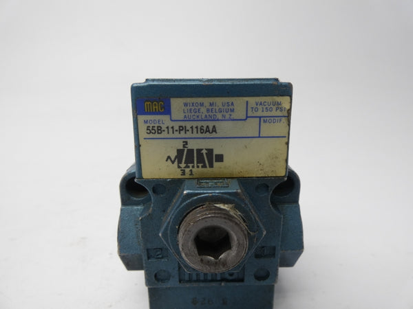 MAC 55B-11-PI-116AA 150PSI UNMP