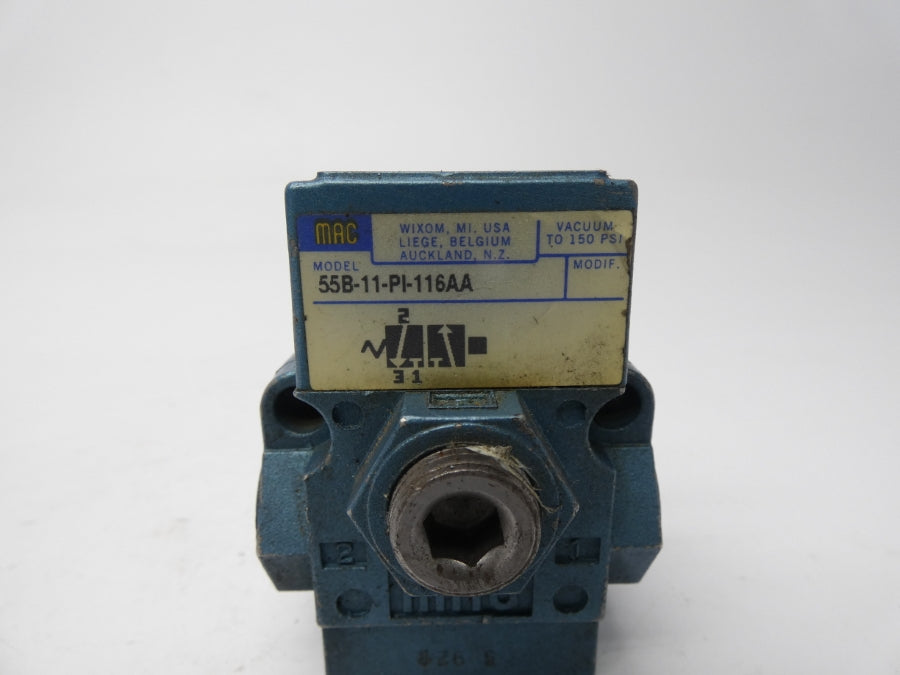 MAC 55B-11-PI-116AA 150PSI UNMP