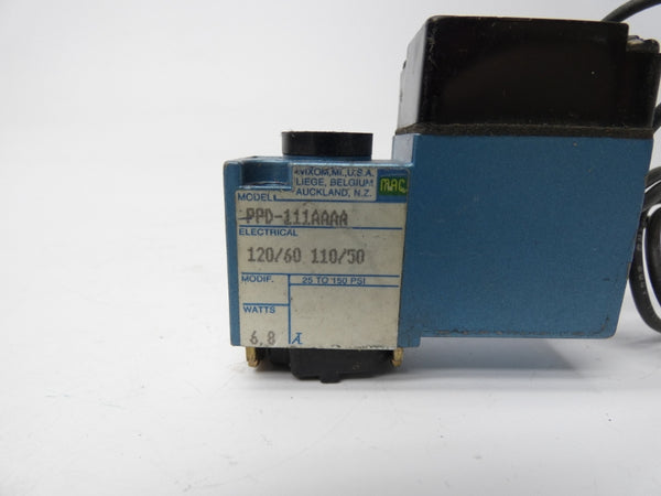 MAC PPD-111AAAA 110/120V 25-150PSI UNMP