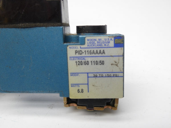 MAC PID-116AAAA 110/120V 30-150PSI UNMP