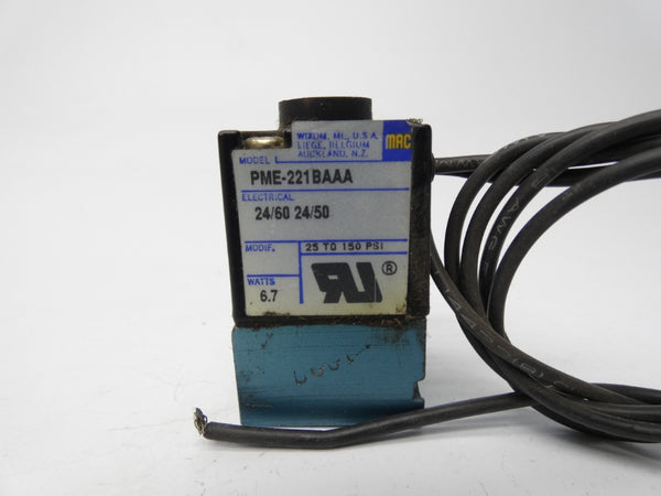 MAC PME-221BAAA 24V 25-150PSI UNMP
