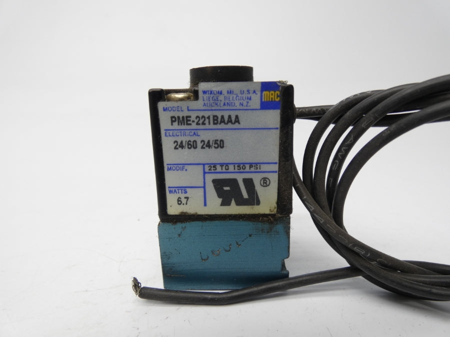 MAC PME-221BAAA 24V 25-150PSI UNMP
