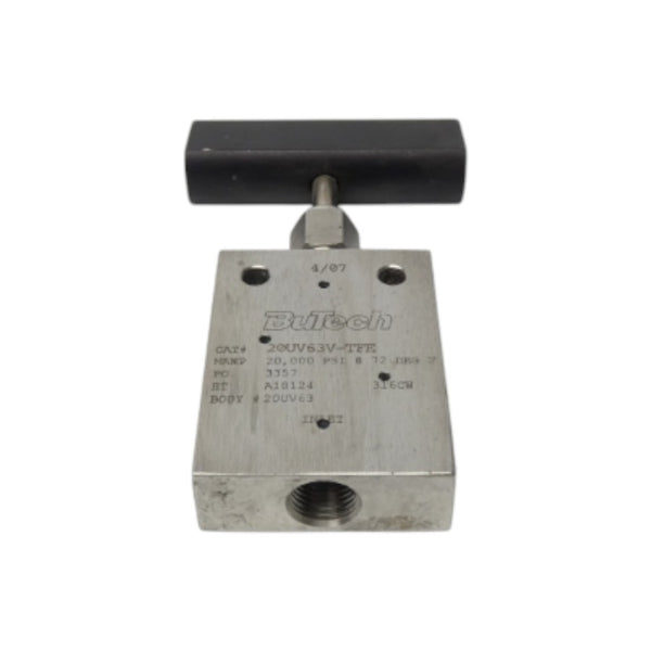 BUTECH 20UV63V-TFE 20000PSI NSNP