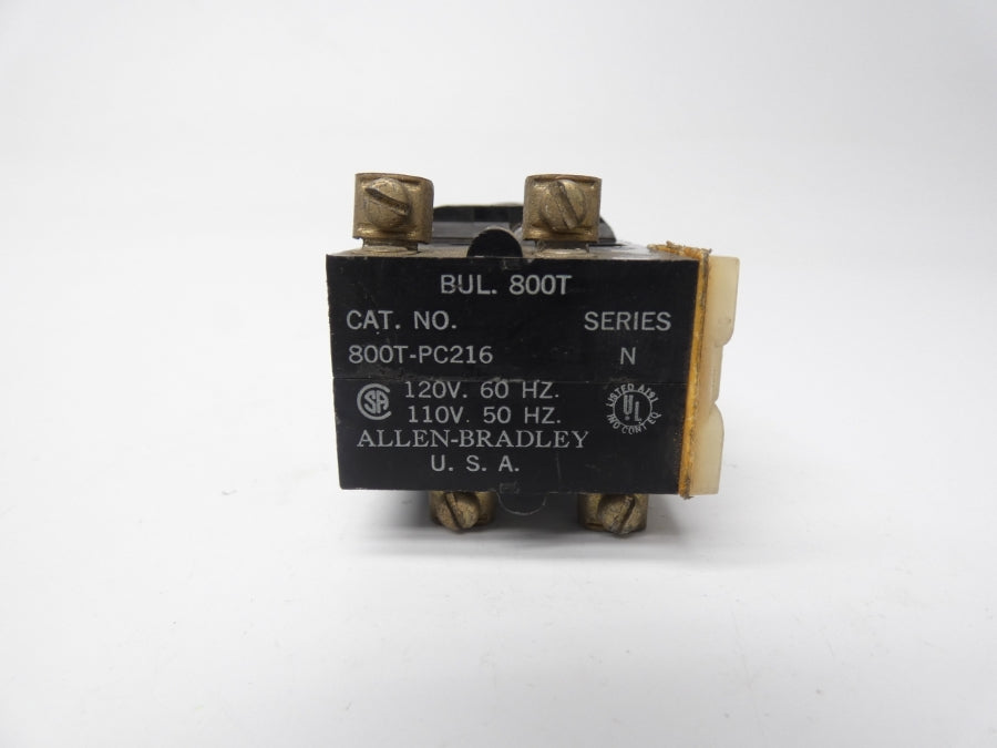 ALLEN BRADLEY 800T-PC216 SER. N 110/120V UNMP