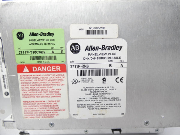ALLEN BRADLEY 2711P-RDT10C SER. A REV. F UNMP