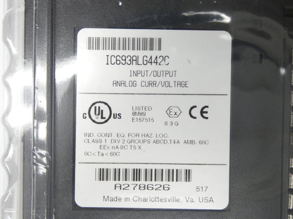 GE FANUC IC693ALG442C NSFS