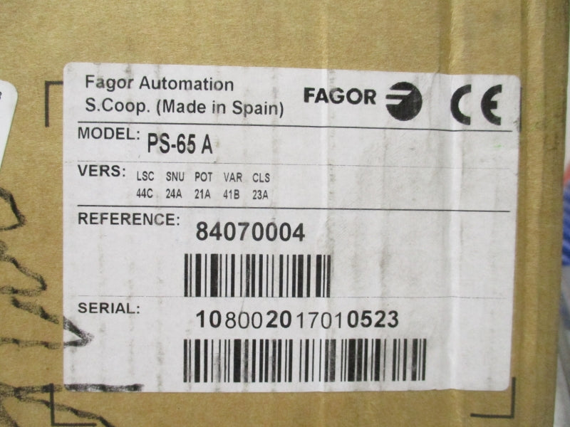 FAGOR PS-65A 565-650VDC 120A NSMP
