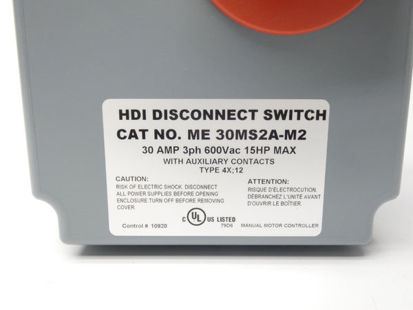 MENNEKES ME30MS2A-M2 600VAC 30A NSNP