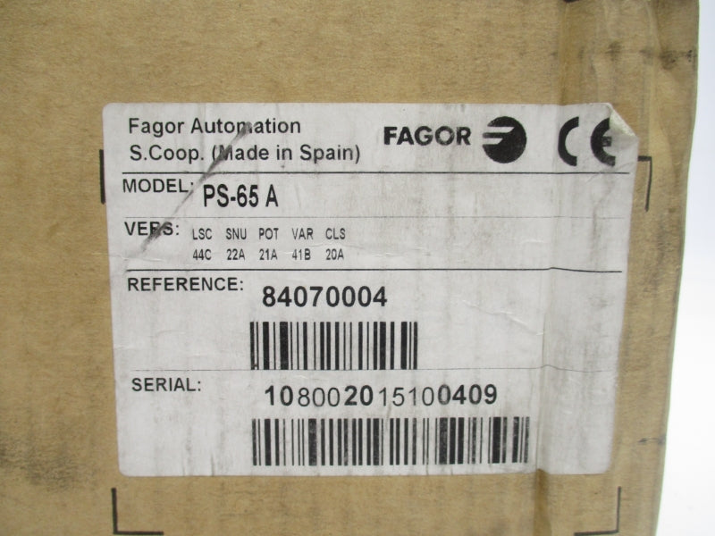 FAGOR PS-65A 565-650VDC 120A NSFS
