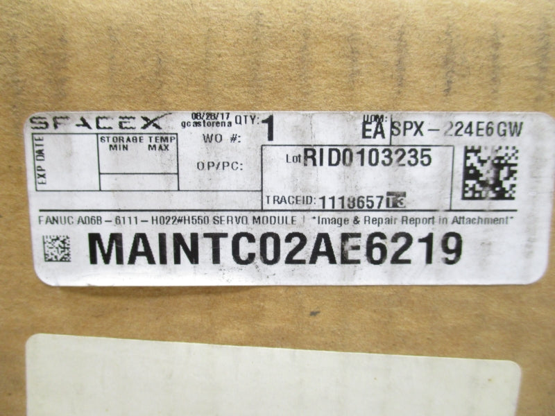 FANUC  A06B-6111-H022#H550 283-339V 95A NSMP