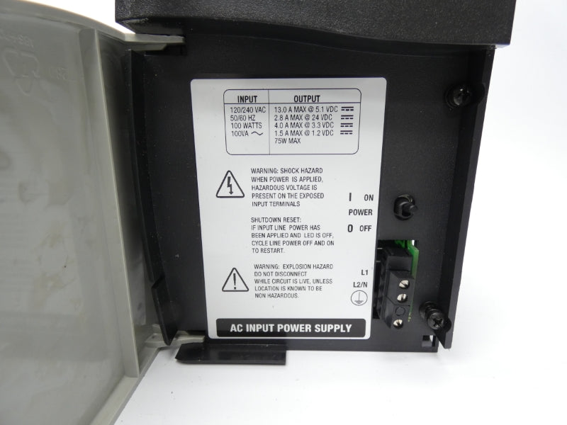ALLEN BRADLEY 1756-PA75 SER. B 120/240VAC 13A UNMP