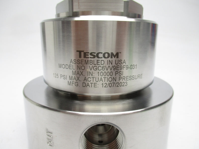 TESCOM VGC6VV9E9F9-031 10000PSI  9/16" NSMP
