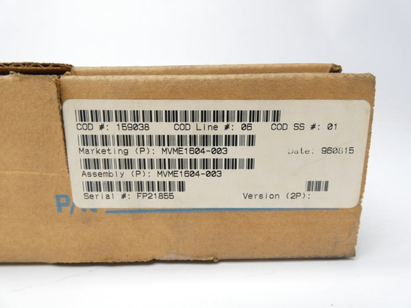 MOTOROLA MVME1604-003 NSMP
