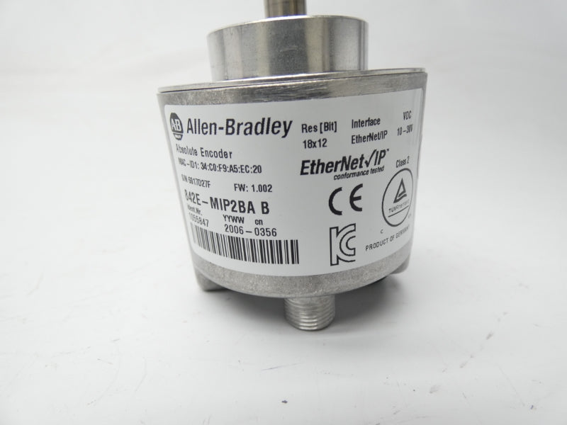 ALLEN BRADLEY 842E-MIP2BA SER. B F/W 1.002 10-30VDC 3/8" NSMP