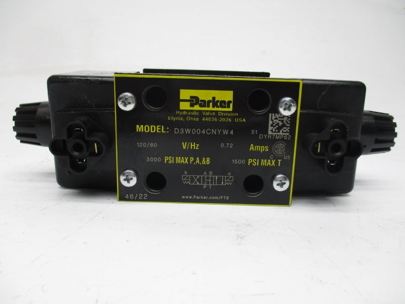 PARKER D3W004CNYW451 120/60V 0.72A 3000PSI NSNP