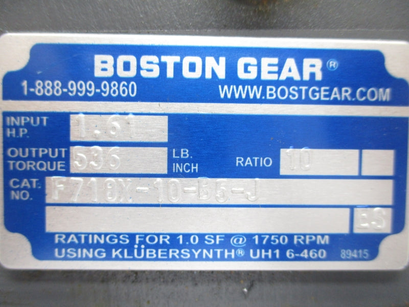 BOSTON GEAR F718X-10-B5-J NSNP
